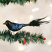 Raven Ornament on Tree
