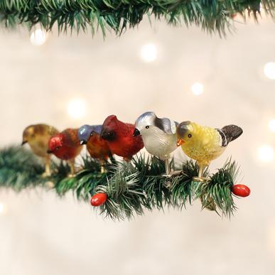 Assorted Miniature Songbirds Ornament