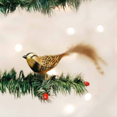 Meadowlark Ornament on Tree