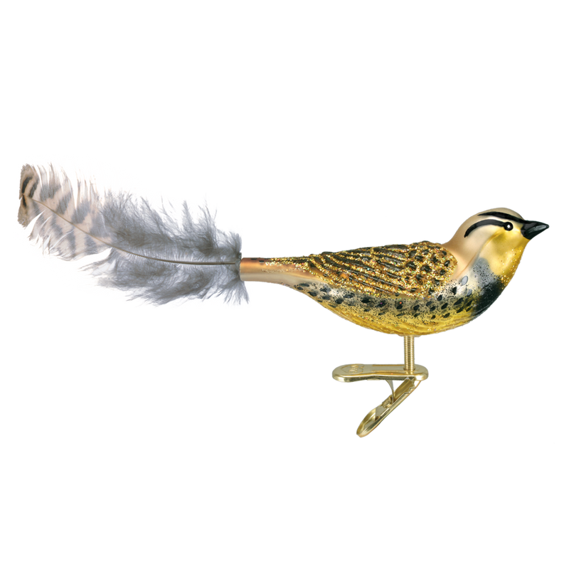 Meadowlark Ornament Right Side View