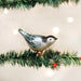 Nuthatch Ornament on Tree
