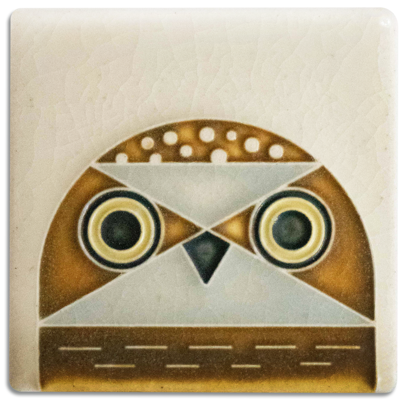 Motawi owl tile