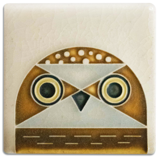 Motawi owl tile