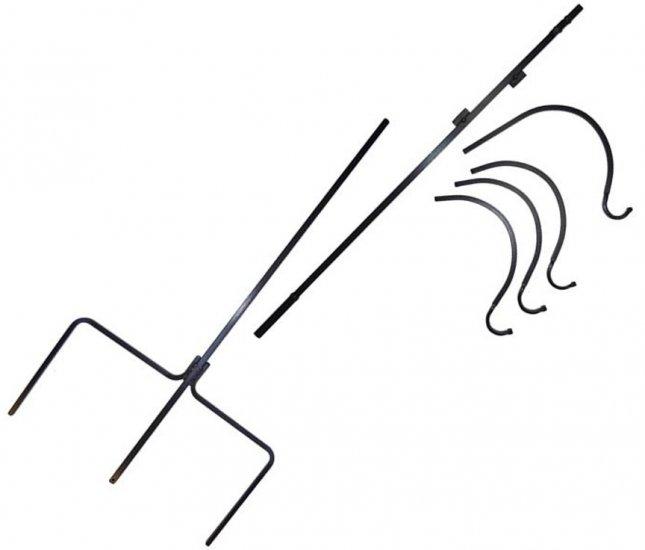Four Arm Knock Down Super Duty Staff for bird feeders
