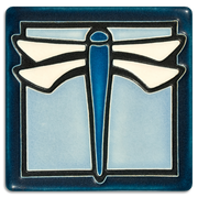 Motawi Dragonfly tile