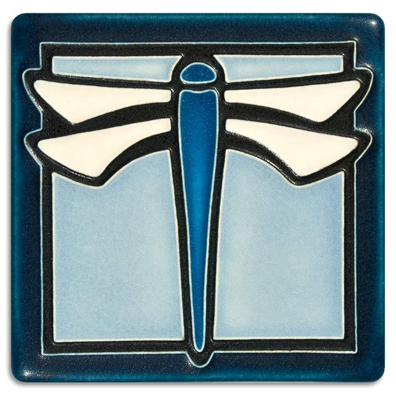 Motawi Dragonfly tile