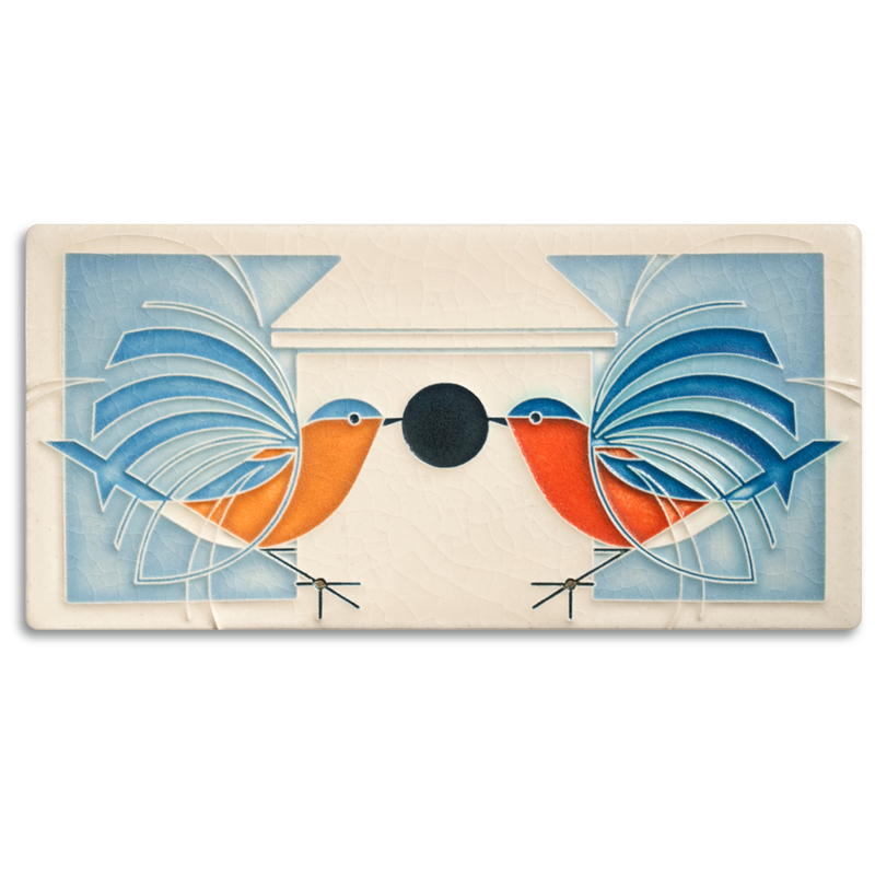 Motawi homecoming bird tile