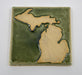 Green 4x4 Michigan Tile
