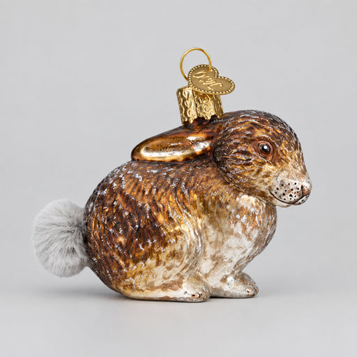 Vintage Cottontail Bunny Ornament Right Side View