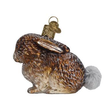 Vintage Cottontail Bunny Ornament Left Side View