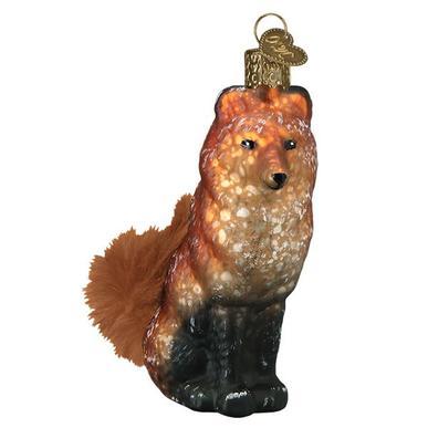 Vintage Fox Ornament Right Side View
