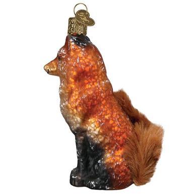 Vintage Fox Ornament Left Side View