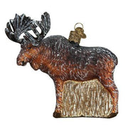 Vintage Moose Ornament Left Side View