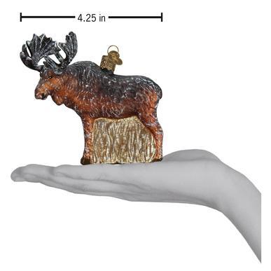 Vintage Moose Ornament Hand for Scale