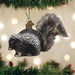 Vintage Skunk Ornament on Tree