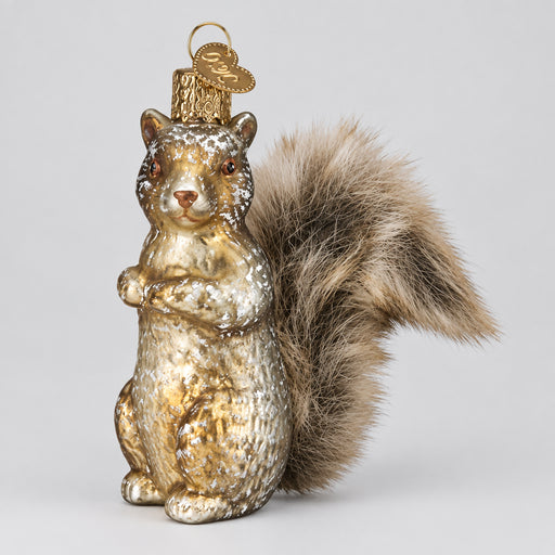 Vintage Squirrel Ornament Left Side View