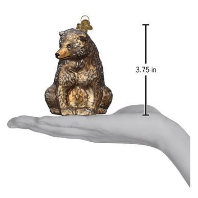 Vintage Bear Ornament Hand for Scale