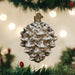 Vintage Pinecone Ornament on Tree