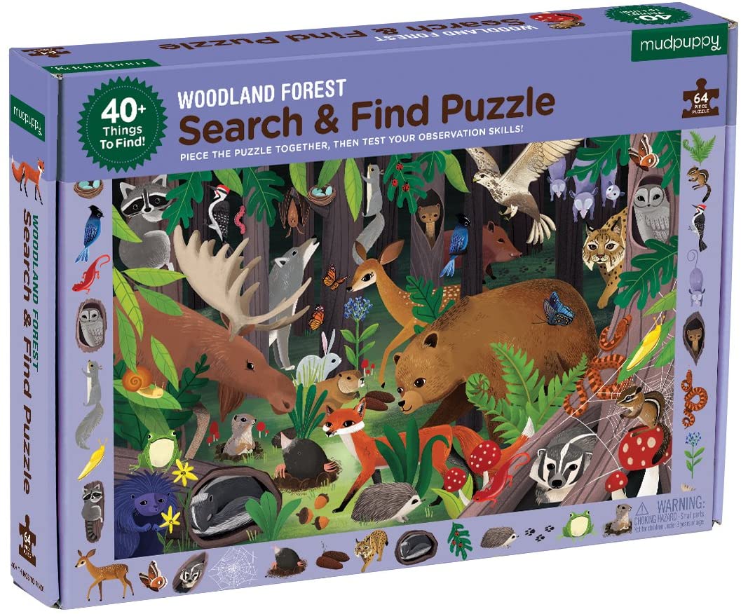 Woodland Forest Search and Find Puzzle — Nature Niche