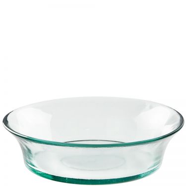 Clear Cuban Recycled Glass Bowl