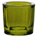 2.5 Oz Heavy Glass Votive Candle Holder Vintage Green