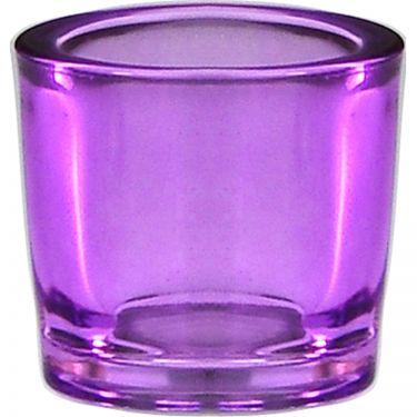 2.5 Oz Heavy Glass Votive Candle Holder Lilac
