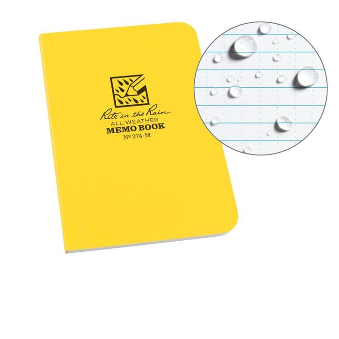 universal memo notebook -yellow