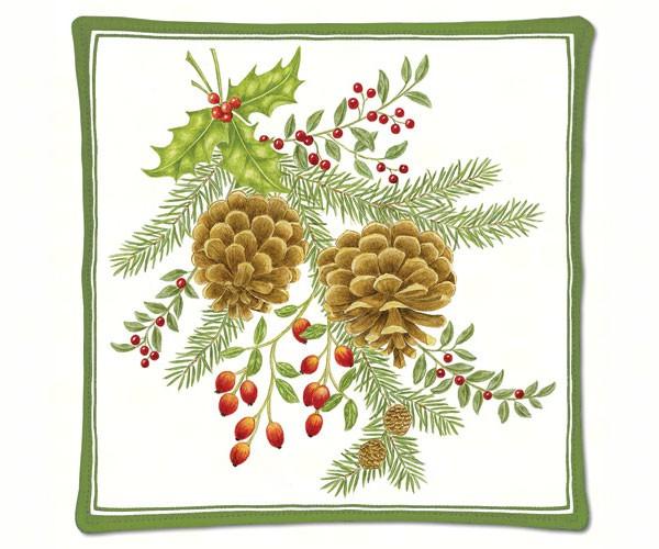 Holiday Pinecones Spiced Hot Pad