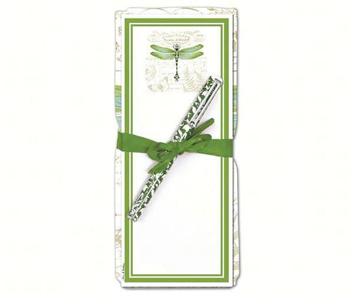 Dragonfly Flour Sack Towel & Magnetic Note Pad Set