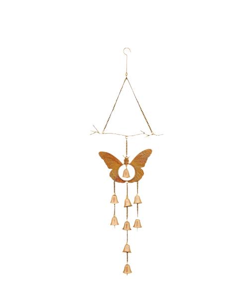 Butterfly with Bells Flamed Wind Chime