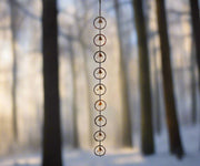 Flamed Bird with Bell Ornament