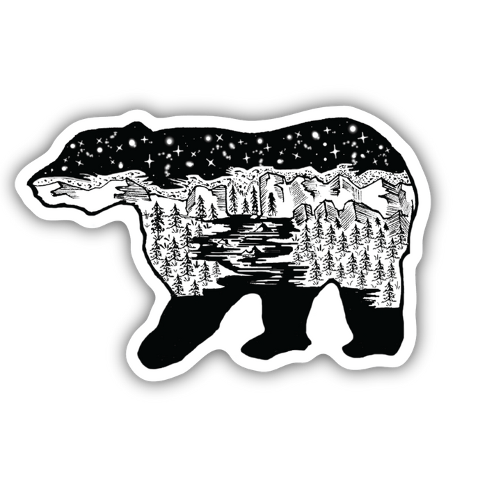 Bear Scene Sticker