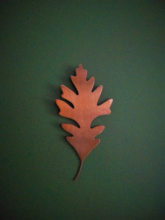 Bur Oak #3 Leaf Wall Art