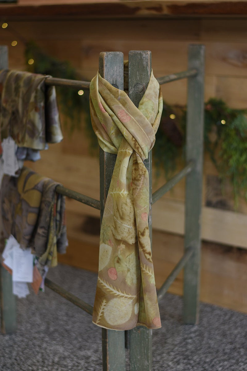 Silk Crepe Scarf with no dye