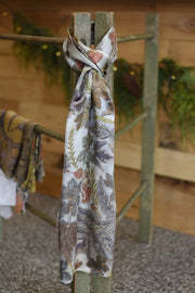 Silk Satin Scarf natural dye