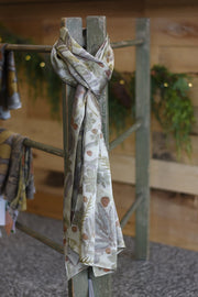Silk Satin Scarf natural dye