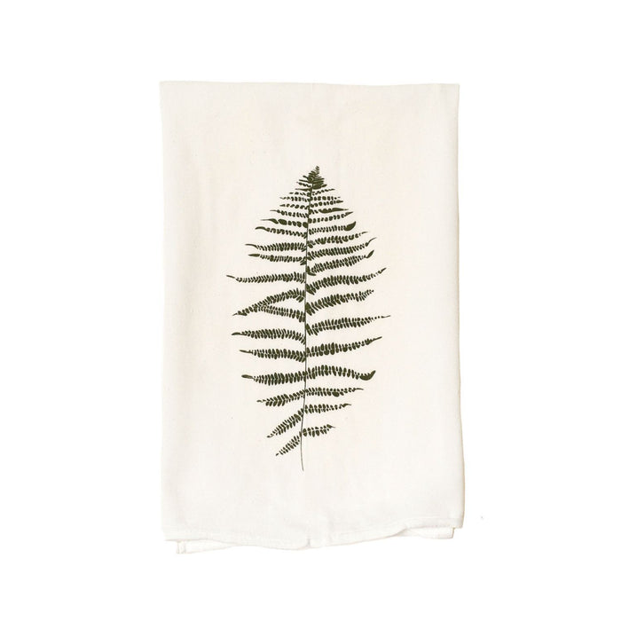wood fern towel
