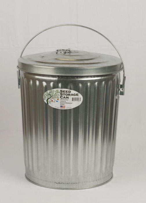 10 Gal. Galvanized Seed Storage Can