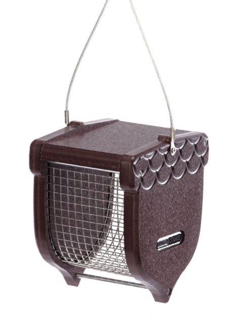 brown recycled peanut feeder