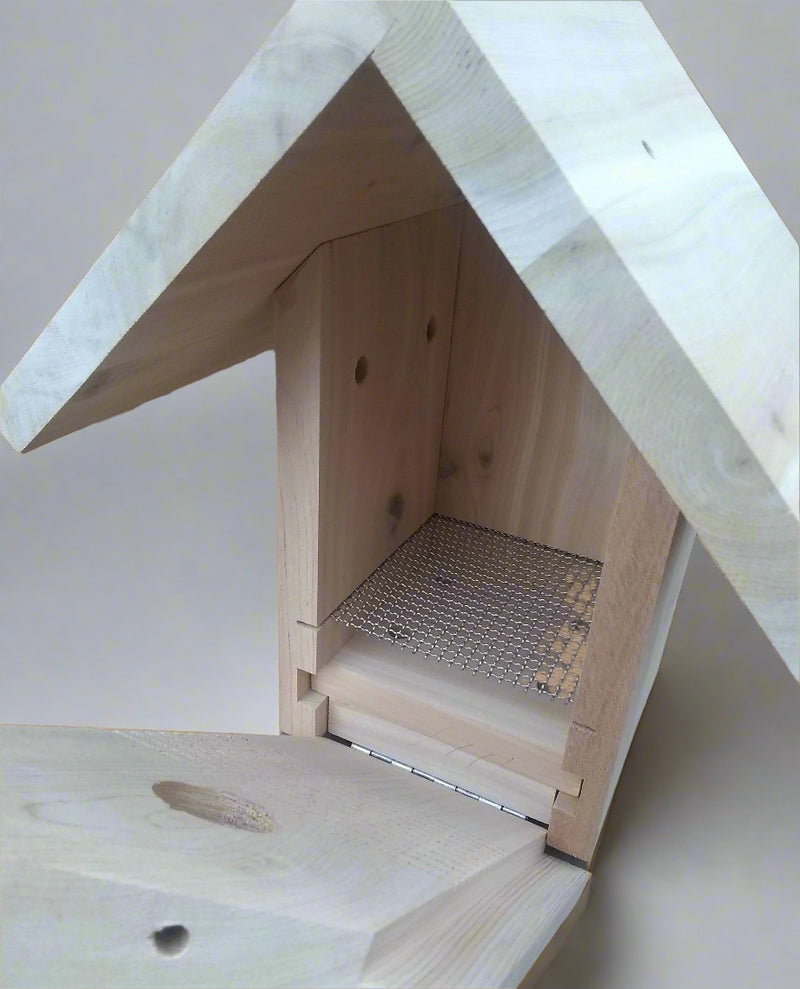 interior view of A+ Bluebird Nest Box