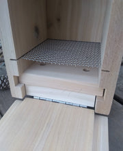 closeup view of nest lift or platform