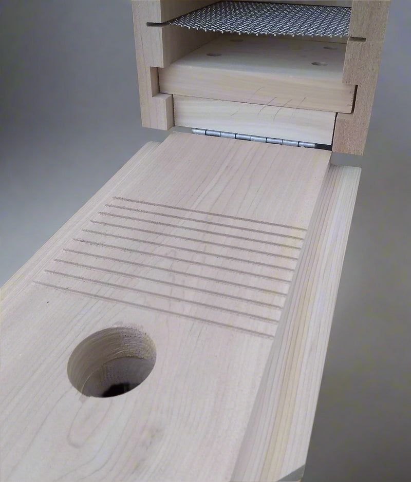 closeup of nestling egress ladder