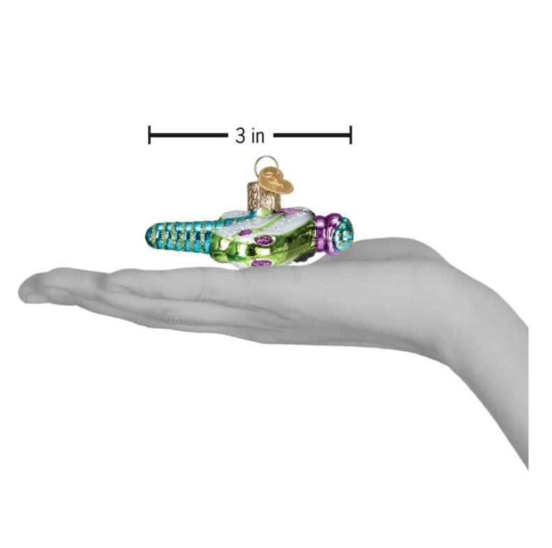 Dainty Dragonfly Ornament Hand for Scale