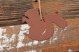 Metal Red Squirrel Ornament