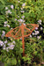 copper monarch garden stake