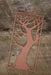 Copper metal tree wall art
