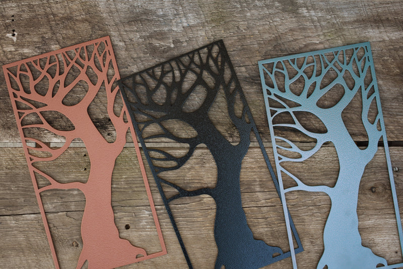 Metal tree art
