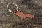 Upper Peninsula key ring