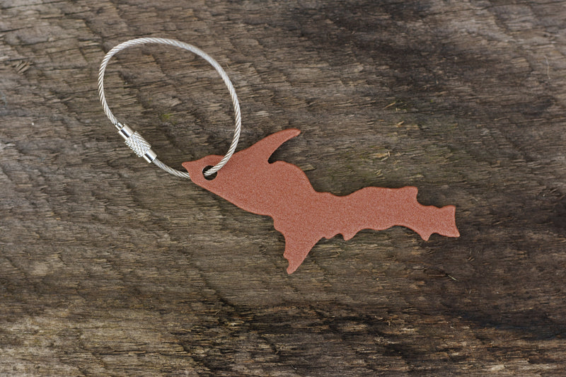 Upper Peninsula key ring