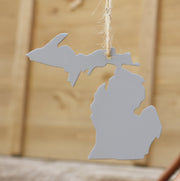 Grey Michigan ornament